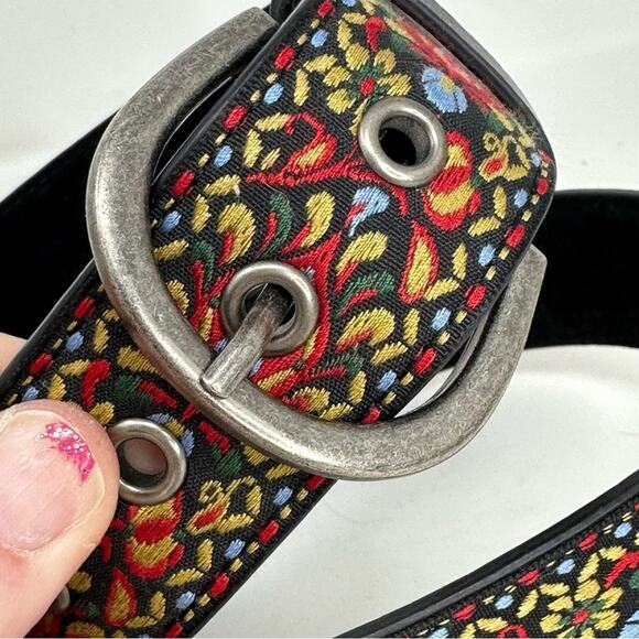 Arabesque Threaded Multicolor Belt - LARGE - Picture 2 of 5